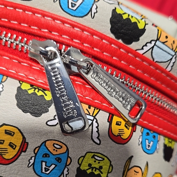 Loungefly MARVEL Red and White Backpack - Picture 4 of 5